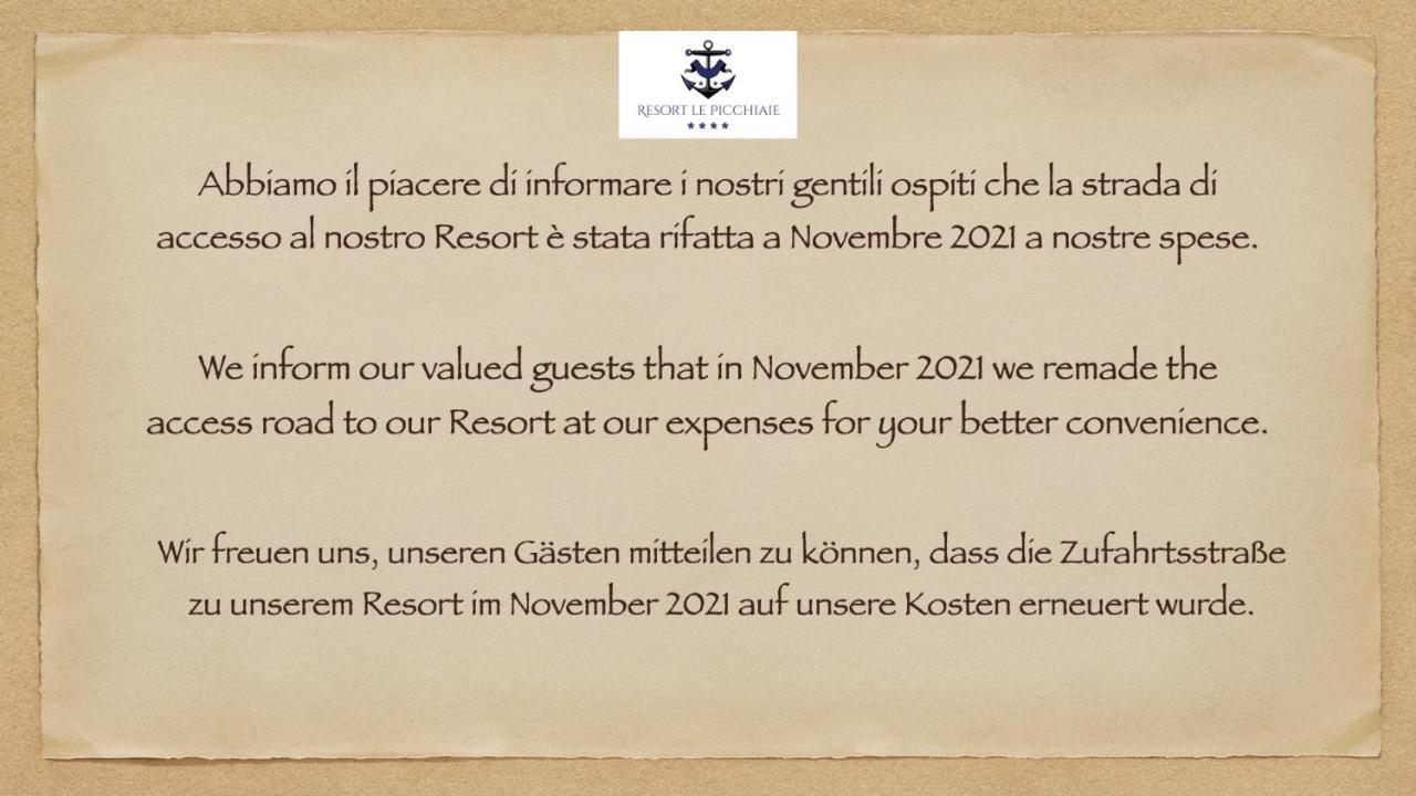 פורטופראיו Resort Le Picchiaie מראה חיצוני תמונה
